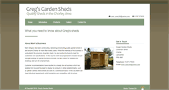 Desktop Screenshot of gardenshedschorley.com